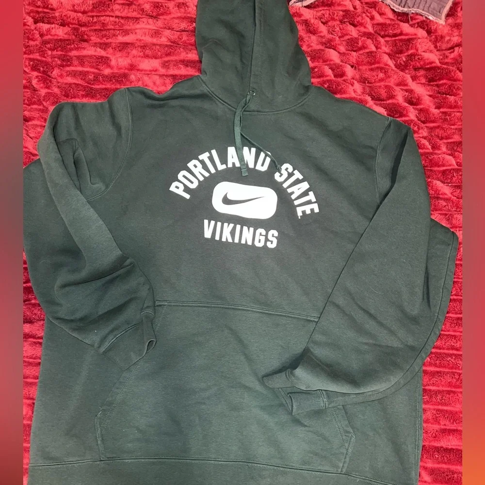 Nike Men's Dark Green Portland State Vikings Sweater - Picture 1 of 4